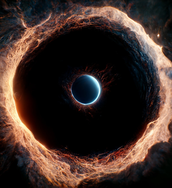 Into a black hole