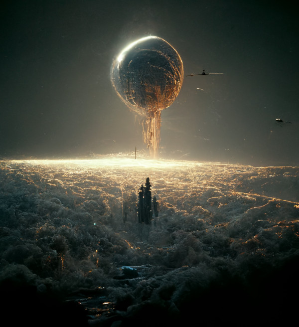Science fiction scene
