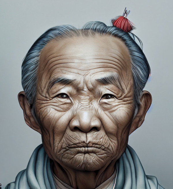 Elderly Chinese man
