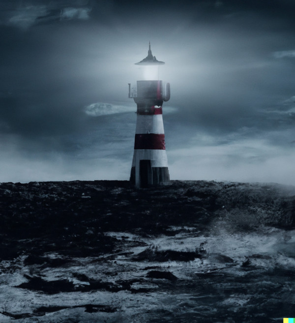 Stormy lighthouse