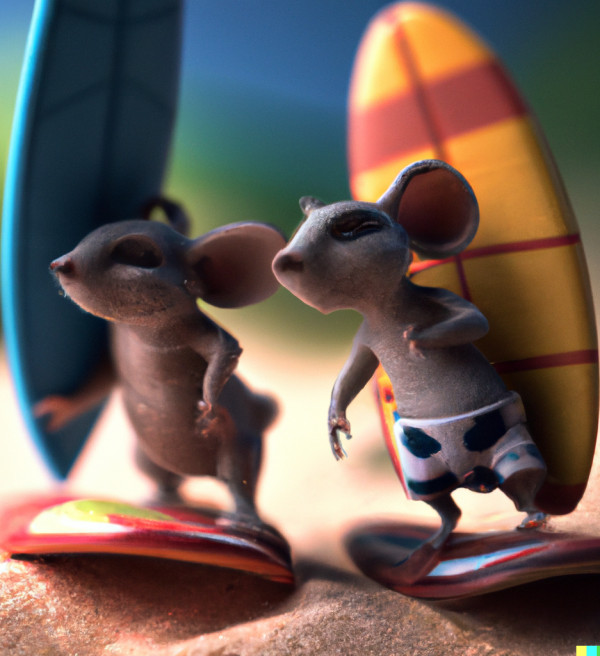 2 mice in Hawaii