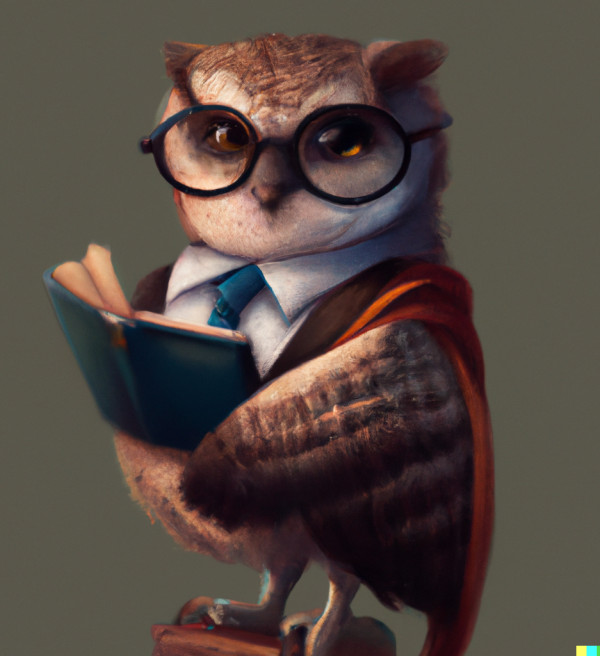 Librarian owl
