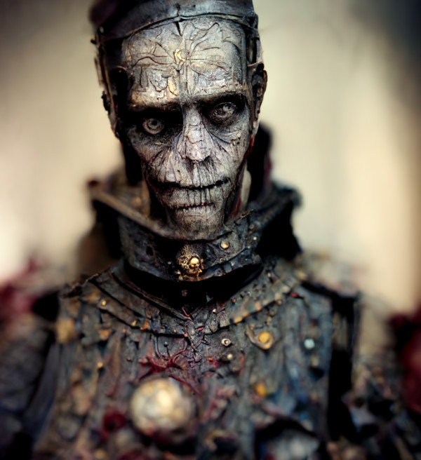 Macabre zombie